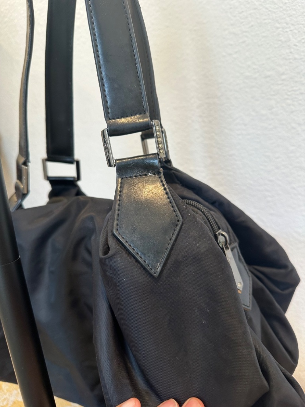 Vintage Thierry Mugler Hobo Bag With signature star closure - Picture 7 of 12